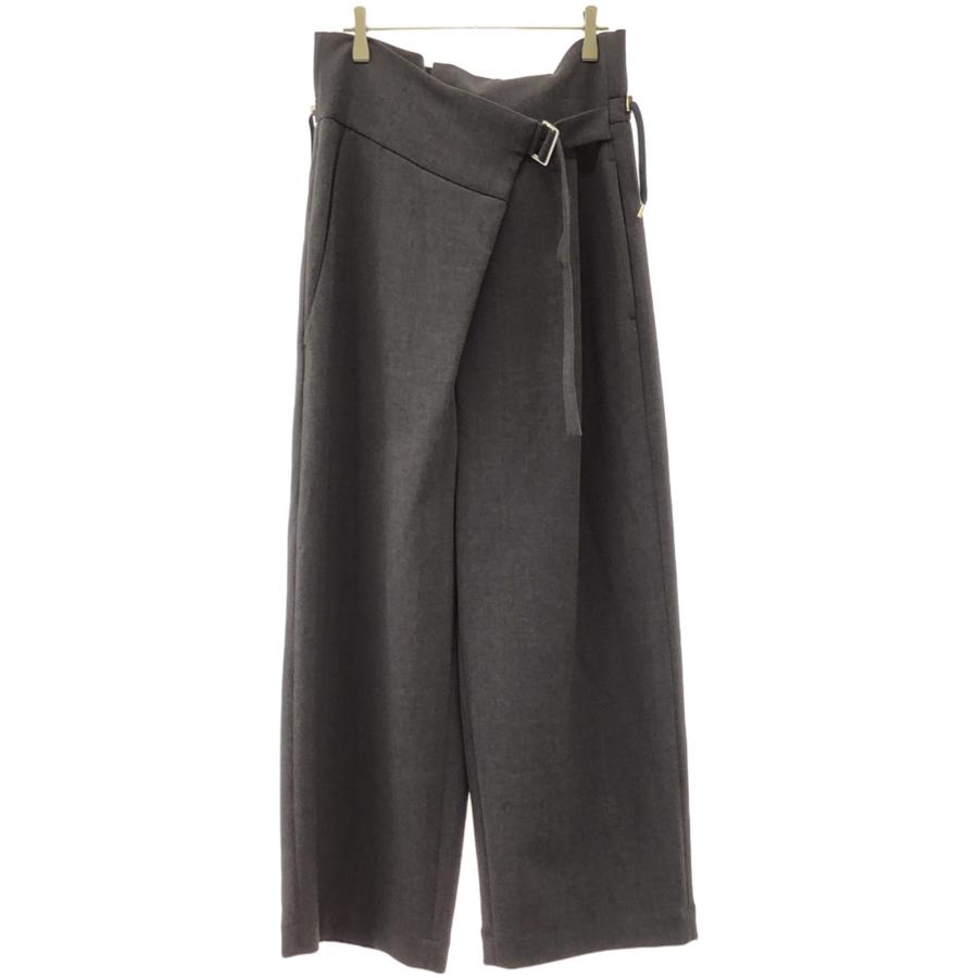 ENFOLD エンフォルド 23SS ONE-SHOULDER SARROUEL-TROUSERS ワン  