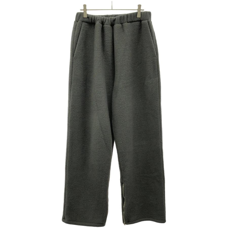 INSCRIRE アンスクリア 24AW 日本製 FLEECE PANTS フリースパンツ I24AW-BC93B L BLACK イージー ユニセックス ボトムス【中古】【INSCRIRE】 INSCRIRE（アンスクリア） 24AW Freece Pants フリースパンツ I24AW