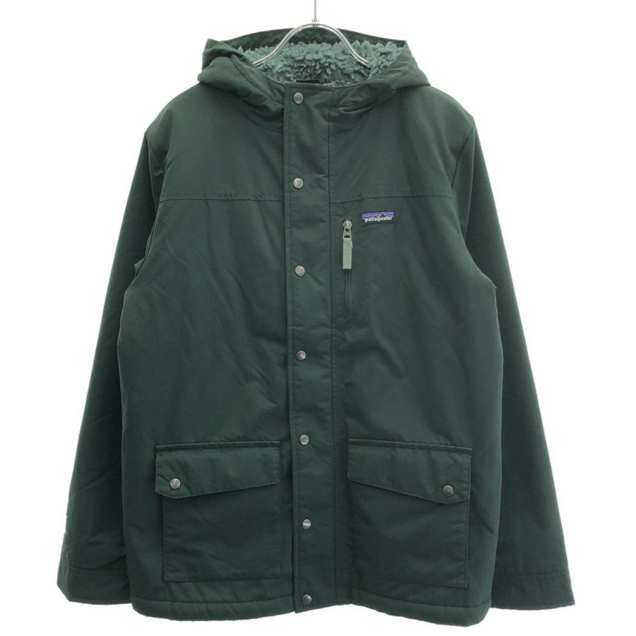 Patagonia パタゴニア キッズ/ボーイズ 裏ボアナイロンジャケット 68460FA23 グリーン XXL patagonia（パタゴニア） キッズ/ボーイズ 裏ボアナイロンジャケット