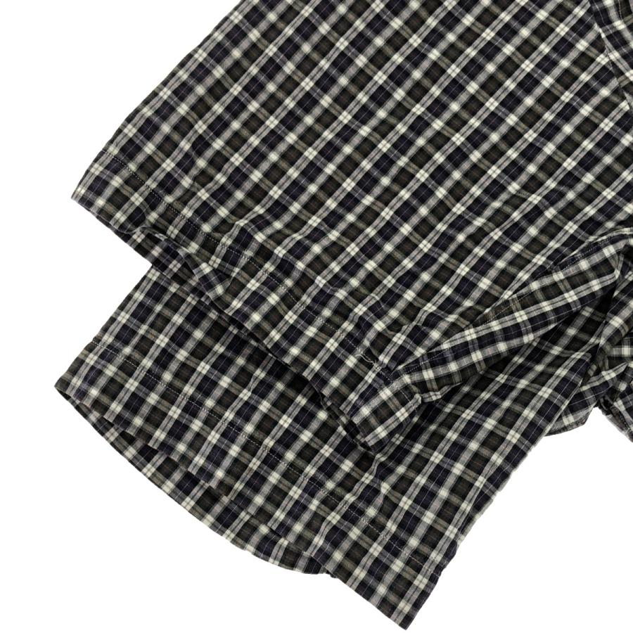 COMOLI コモリ 19SS ショートスリーブチェックシャツ P01-02008 COMOLI コモリ 19SS ショートスリーブチェックシャツ P01-02008