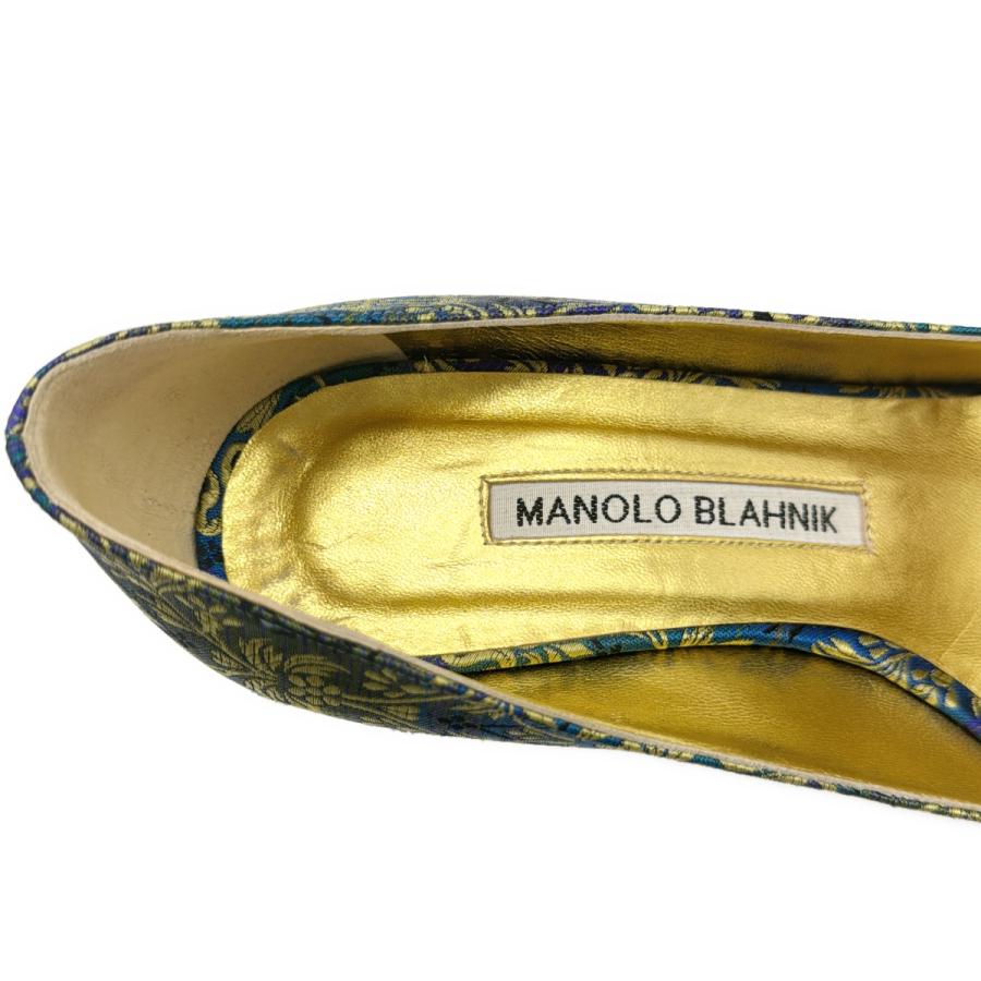 MANOLO BLAHNIK（マノロブラニク） 17AW HANGISI ビジュー装飾フラワー