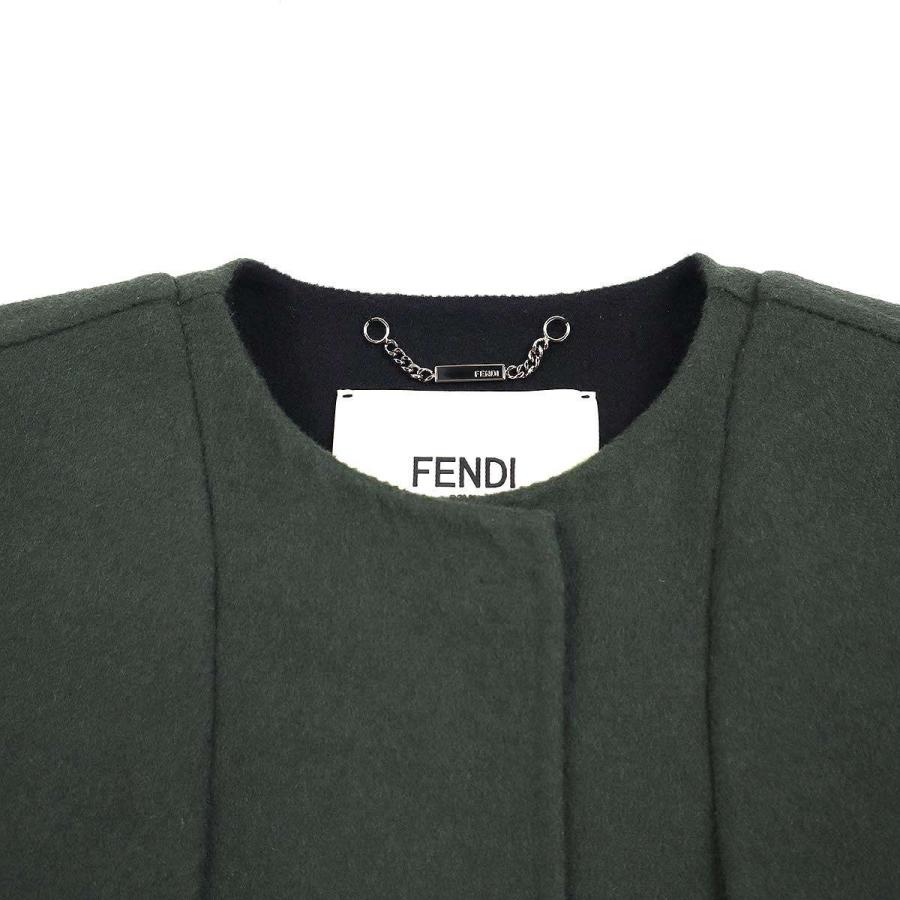 FENDI フェンディ 18AW フォックスファーポケットケープコート FENDI フェンディ 18AW フォックスファーポケットケープコート