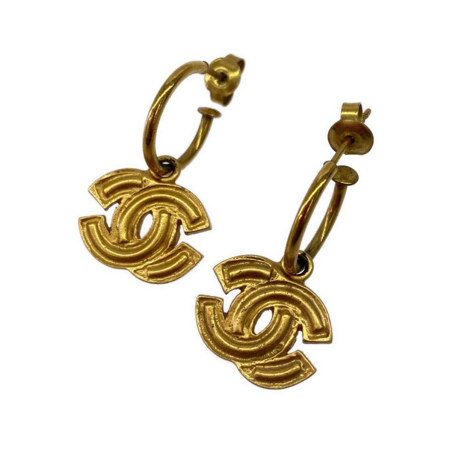 CHANEL（シャネル） 2001 ココマークフープピアスセット ゴールド