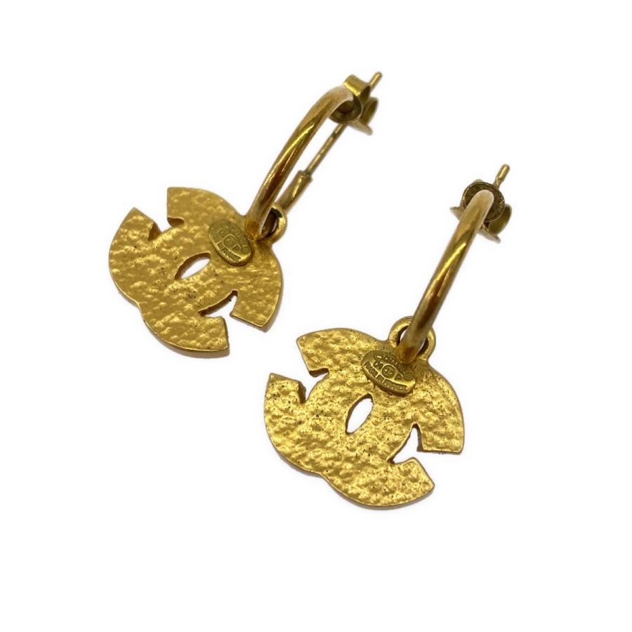 CHANEL フープピアス♡ココマーク　ノベルティ CHANEL シャネル フープピアス ココマーク ラインストーン ブラック