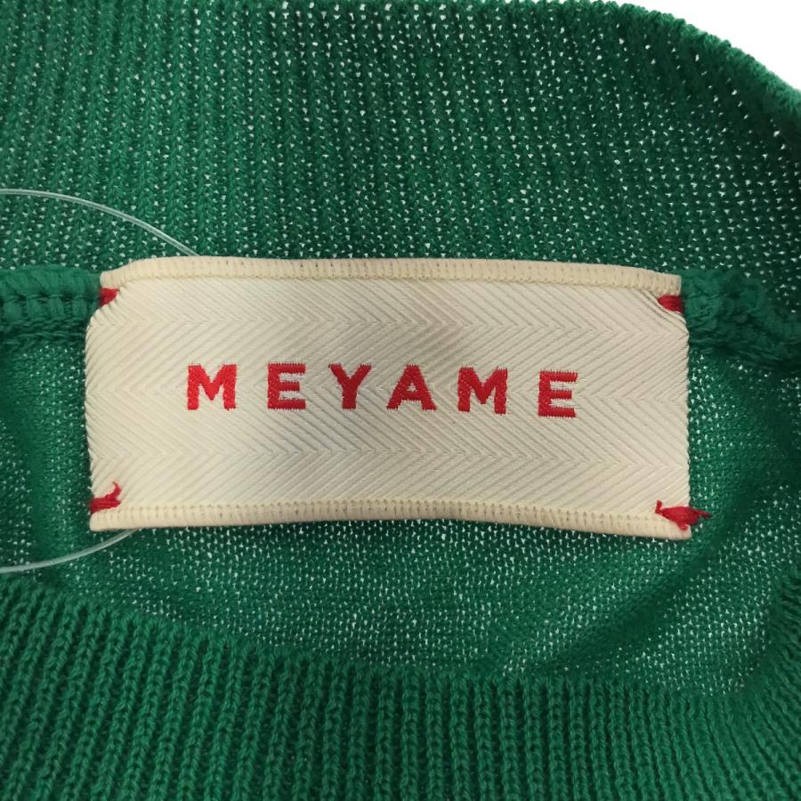 MEYAME（メヤメ） COTTON KNIT TEE コットンニット プルオーバー 