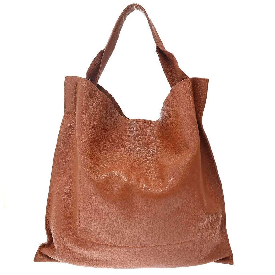 JIL SANDER ジルサンダー XIAO BAG レザートートバッグ ブラウン - IT9ZCQXBEF2V_1