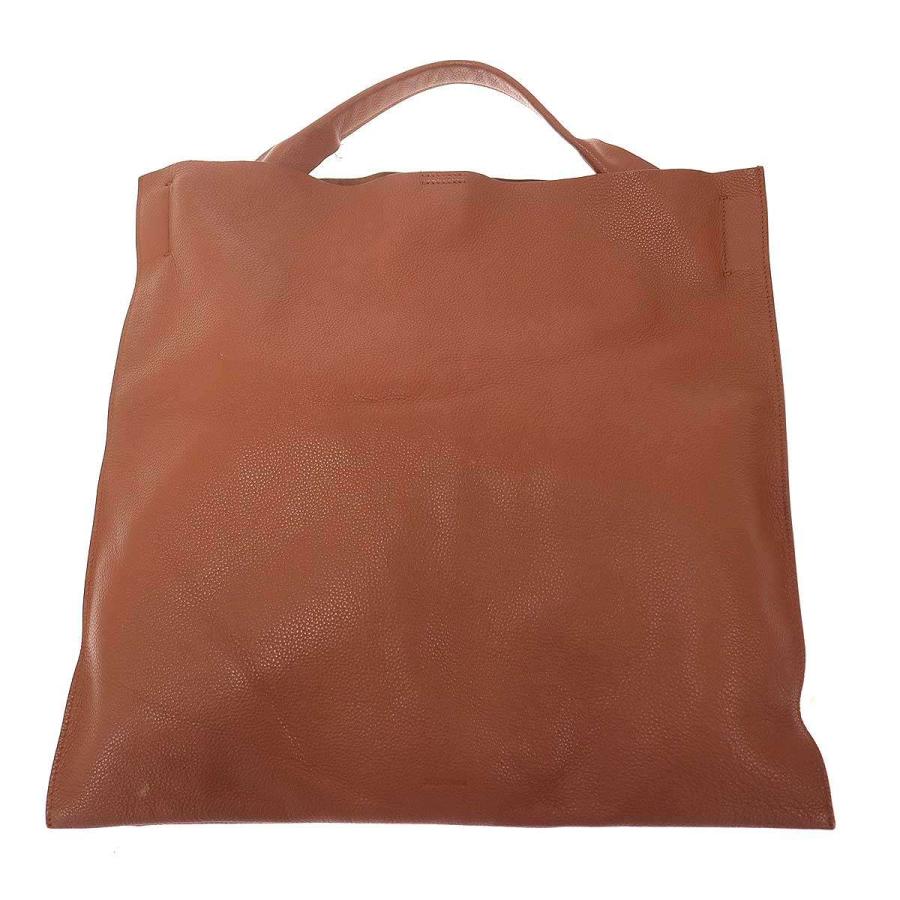 JIL SANDER ジルサンダー XIAO BAG レザートートバッグ ブラウン - IT9ZCQXBEF2V_4