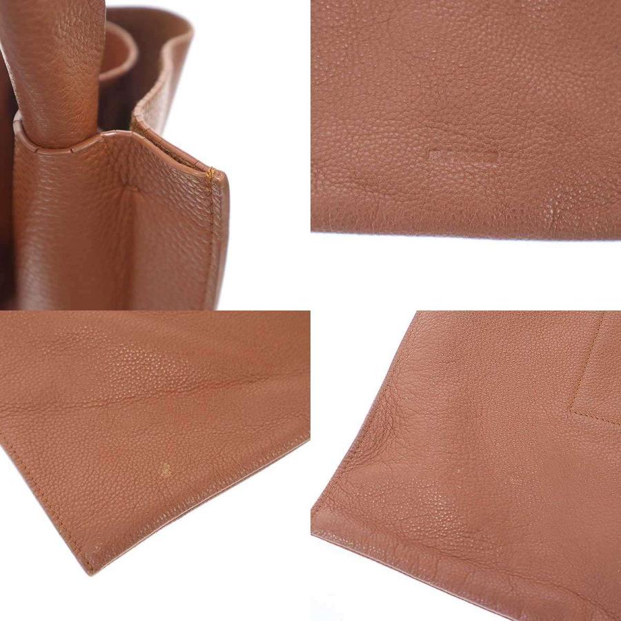 JIL SANDER ジルサンダー XIAO BAG レザートートバッグ ブラウン - IT9ZCQXBEF2V_8