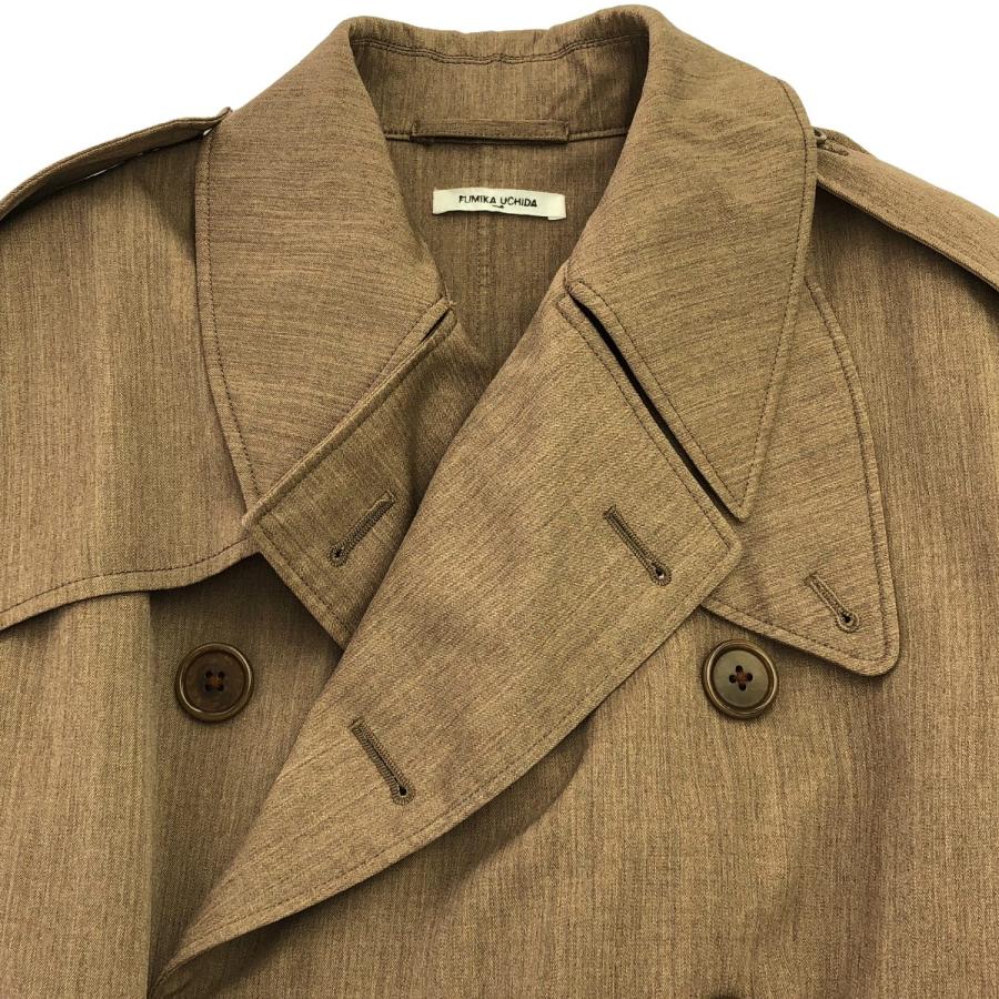 fumika uchida コート FUMIKA_UCHIDA フミカウチダ HORSE CLOTH BONDING TRENCH COAT