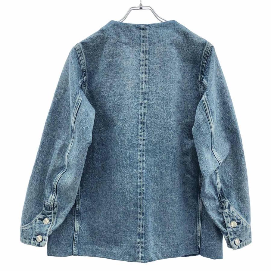 TANAKA（タナカ） NO COLLAR JEAN JACKET ノーカラーデニムジャケット 