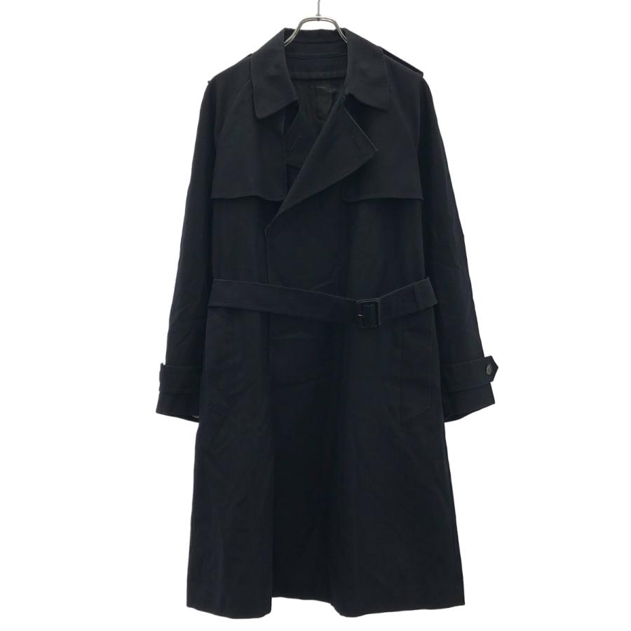 25ss the reracs the trench ブラック　サイズ46 THE RERACS（ザ リラクス） ザ リラクス トレンチコート ダーク