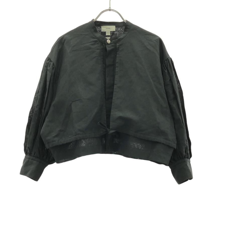 24SS*HYKE*ハイク　バルーンスリーブコットンブラウス　シャツ　現行 1 HYKE SS 2024 】 New arrival C/L BALLOON SLEEVE BLOUSE