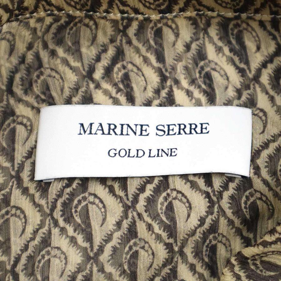 MARINE SERRE（マリーンセル） マリーン セル Moon Diamond Silk Shirt