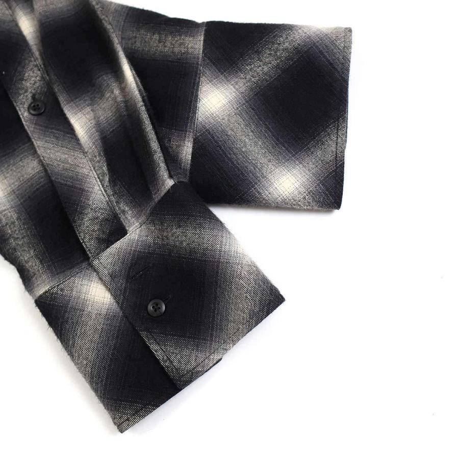 シャツ MIYAGIHIDETAKA ミヤギヒデタカ Flannel Shirt オンブレ シャツ MIYAGIHIDETAKA ミヤギヒデタカ Flannel Shirt オンブレ