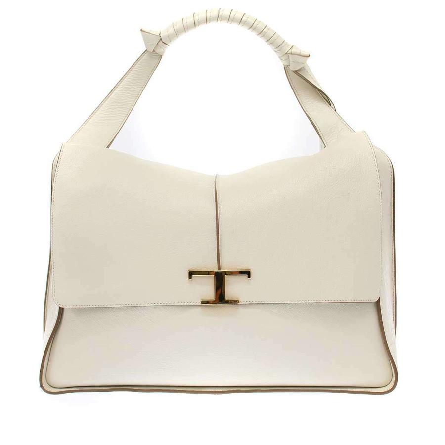 TOD'S トッズ TIMELESS ワンショルダーレザーバッグ ホワイト