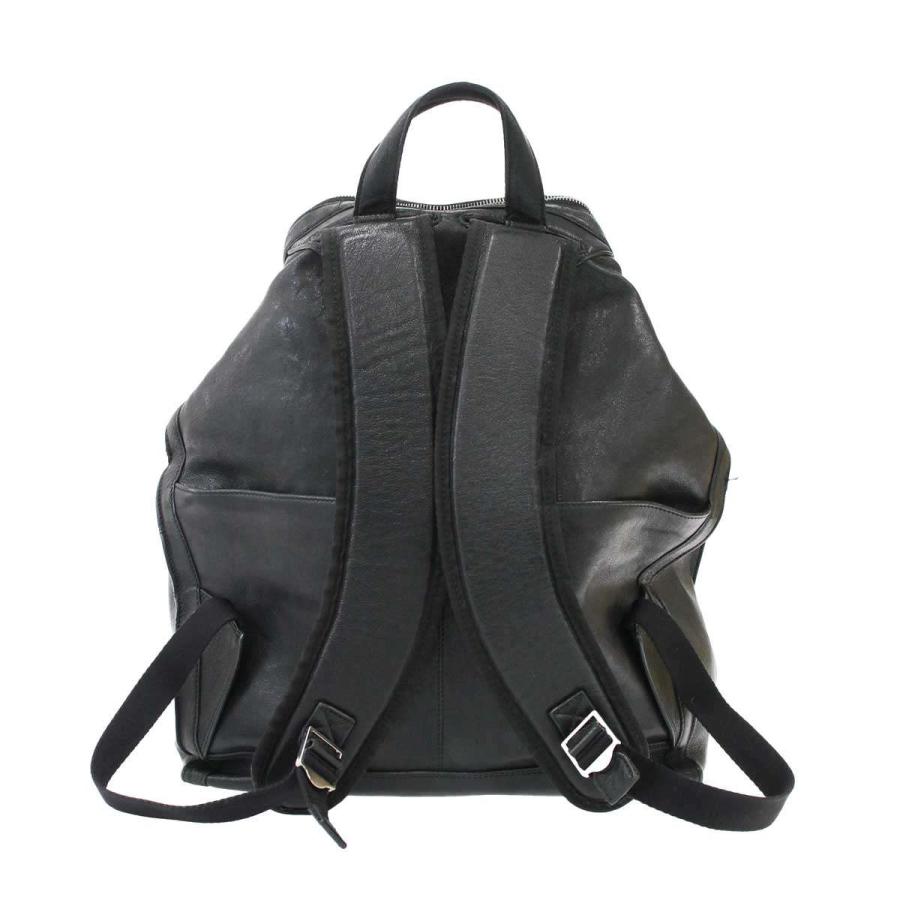 ALEXANDER McQUEEN アレキサンダーマックイーン De Manta レザーバックパック リュック 494885 ブラック - Alexander McQueen（アレキサンダーマックイーン） De Manta レザー