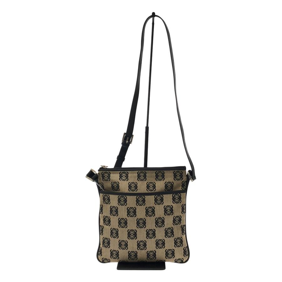 LOEWE（ロエベ） アナグラムキャンバスショルダーバッグ ベージュ