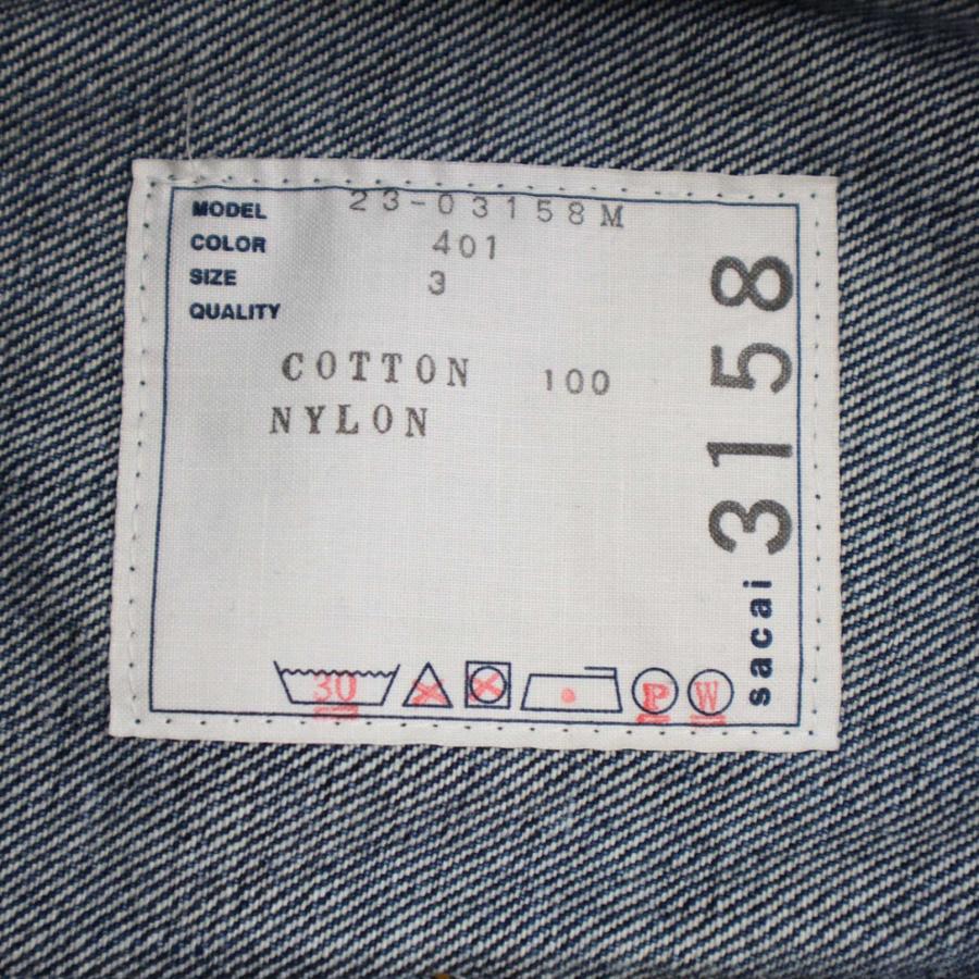 sacai（サカイ） 23AW Denim Blouson Coat デニムブルゾンコート 23