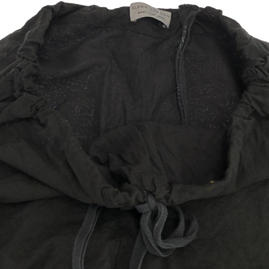 ELENA DAWSON シルク カットオフ ドローストリング パンツ ELENA DAWSON シルク カットオフ ドローストリング パンツ