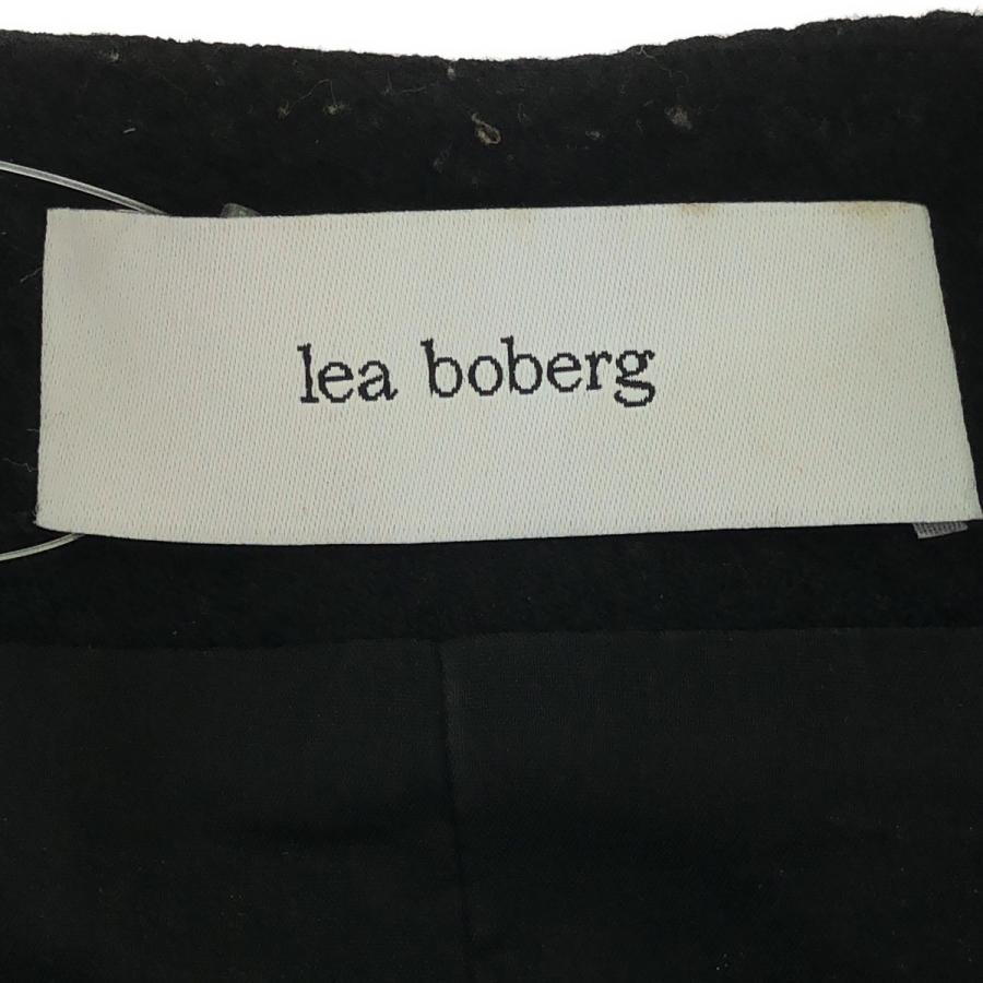 lea boberg リアボバーグ コットンウールジレベスト  ブラック 0 lea lea boberg リアボバーグ コットンウールジレベスト ブラック 0