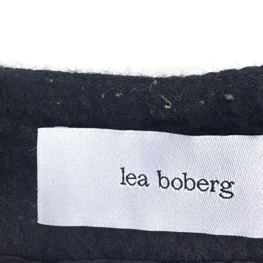 lea boberg リアボバーグ コットンウールジレベスト  ブラック 0 lea lea boberg リアボバーグ コットンウールジレベスト ブラック 0