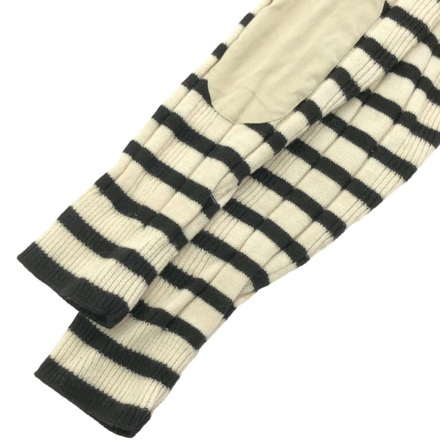 ANSNAM（アンスナム） 22AW RIVERRUN エルボーパッチボーダーニット