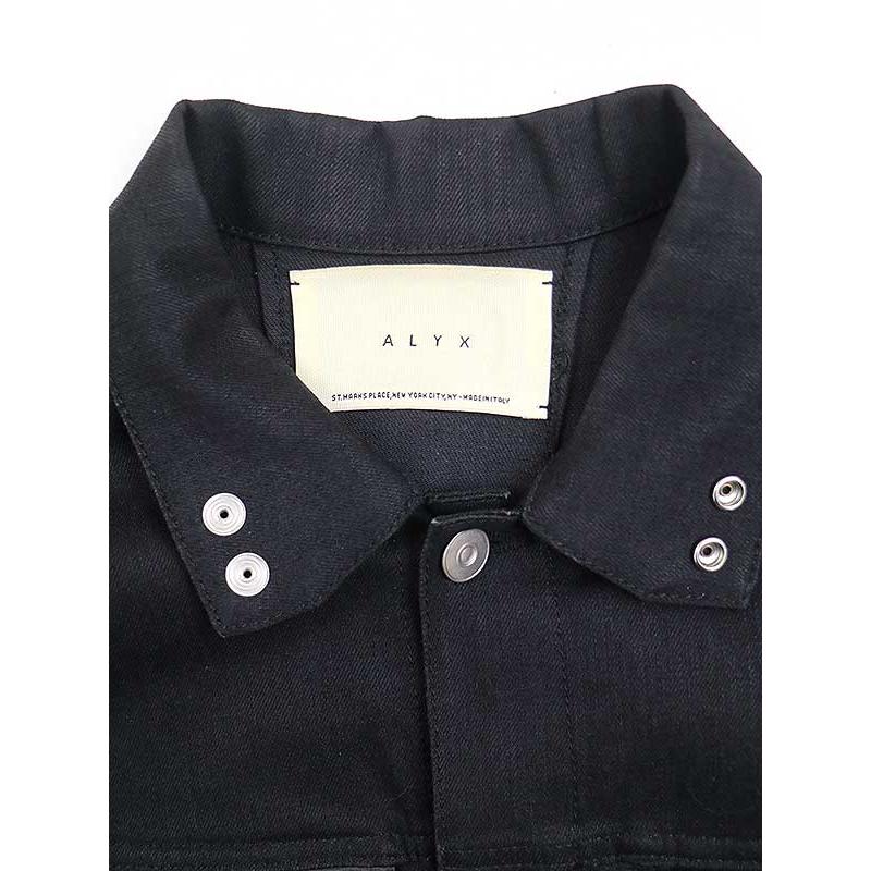 1017 ALYX 9SM（アリクス） ALYX BLACK DENIM JACKET バックプリント