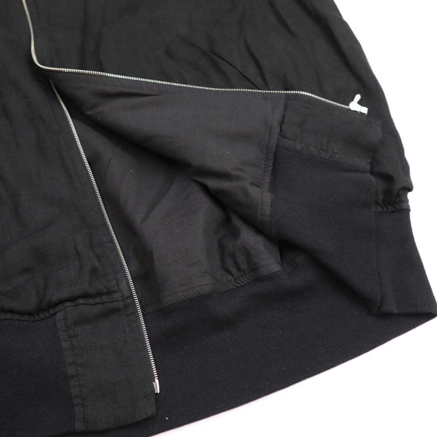 COMOLI（コモリ） 23SS リネンWクロスジップブルゾン X01-01023