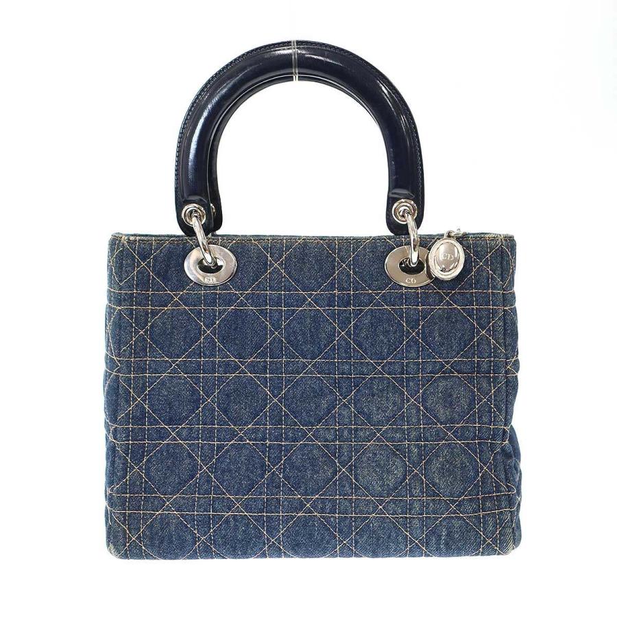 Christian Dior クリスチャンディオール レディディオール デニムカナージュ ショルダーバッグ MA-0927 インディゴブルー Christian Dior（クリスチャン・ディオール） レディディオール デニム