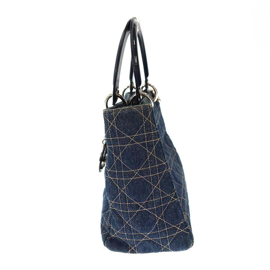 Christian Dior クリスチャンディオール レディディオール デニムカナージュ ショルダーバッグ MA-0927 インディゴブルー Christian Dior（クリスチャン・ディオール） レディディオール デニム
