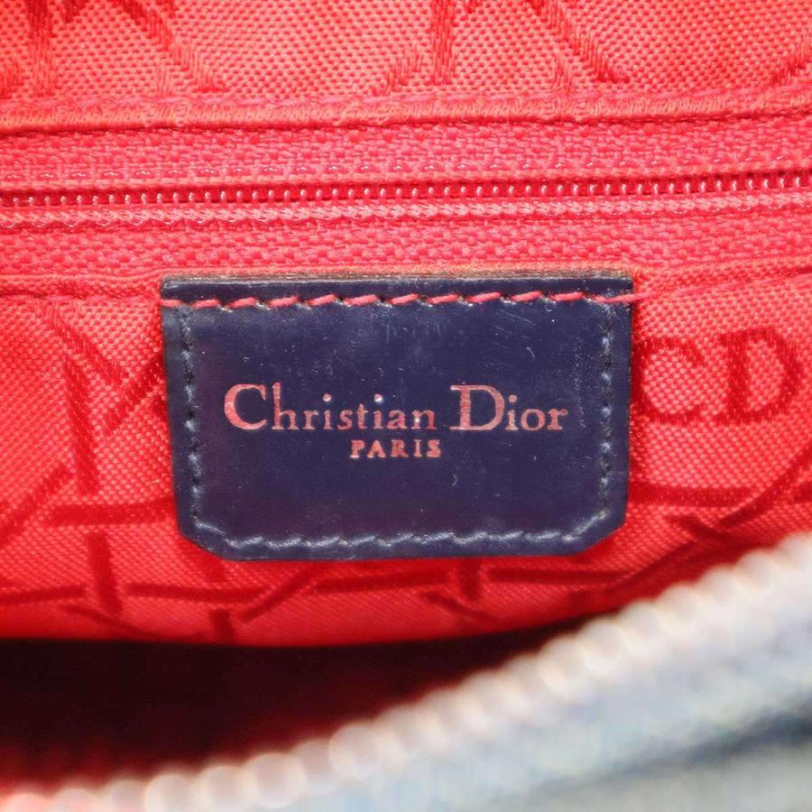 Christian Dior クリスチャンディオール レディディオール デニムカナージュ ショルダーバッグ MA-0927 インディゴブルー Christian Dior（クリスチャン・ディオール） レディディオール デニム
