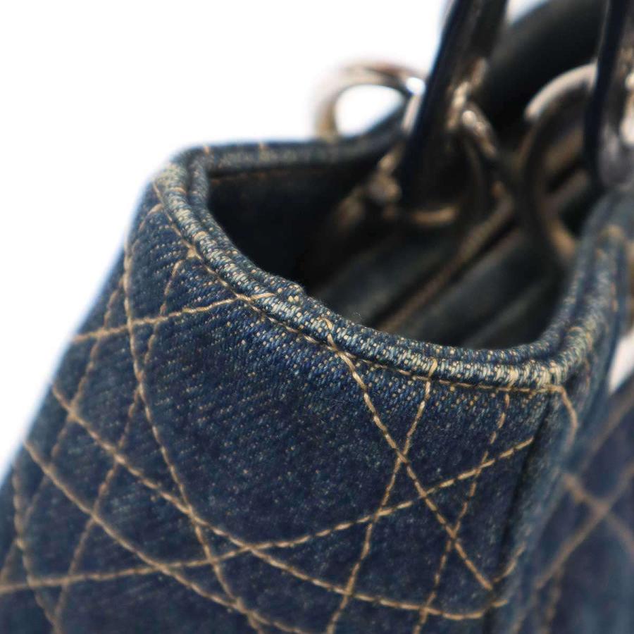 Christian Dior クリスチャンディオール レディディオール デニムカナージュ ショルダーバッグ MA-0927 インディゴブルー Christian Dior（クリスチャン・ディオール） レディディオール デニム