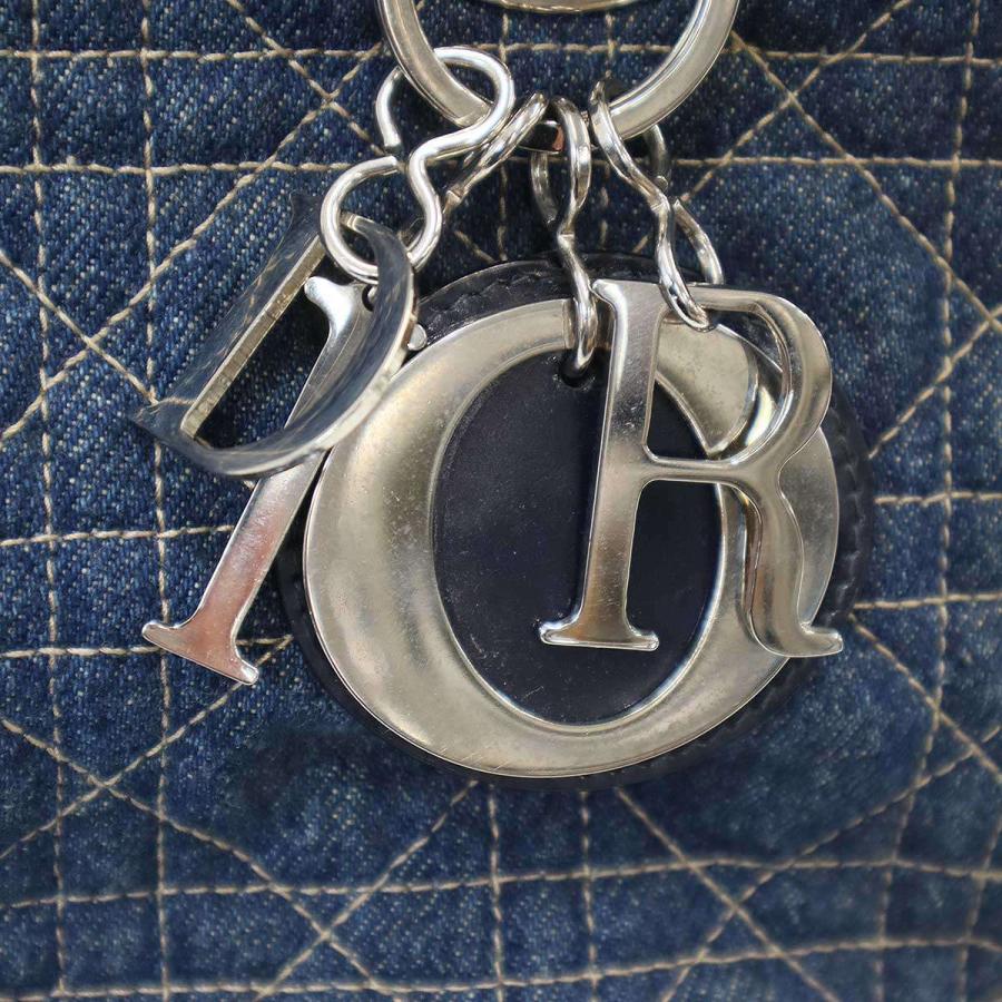 Christian Dior クリスチャンディオール レディディオール デニムカナージュ ショルダーバッグ MA-0927 インディゴブルー Christian Dior（クリスチャン・ディオール） レディディオール デニム