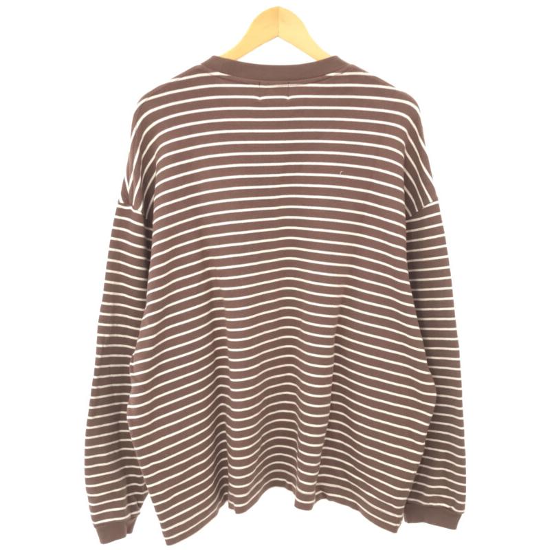 EVCON エビコン 22SS BORDER L/S WIDE T-SHIRT ボーダーロングスリーブ 