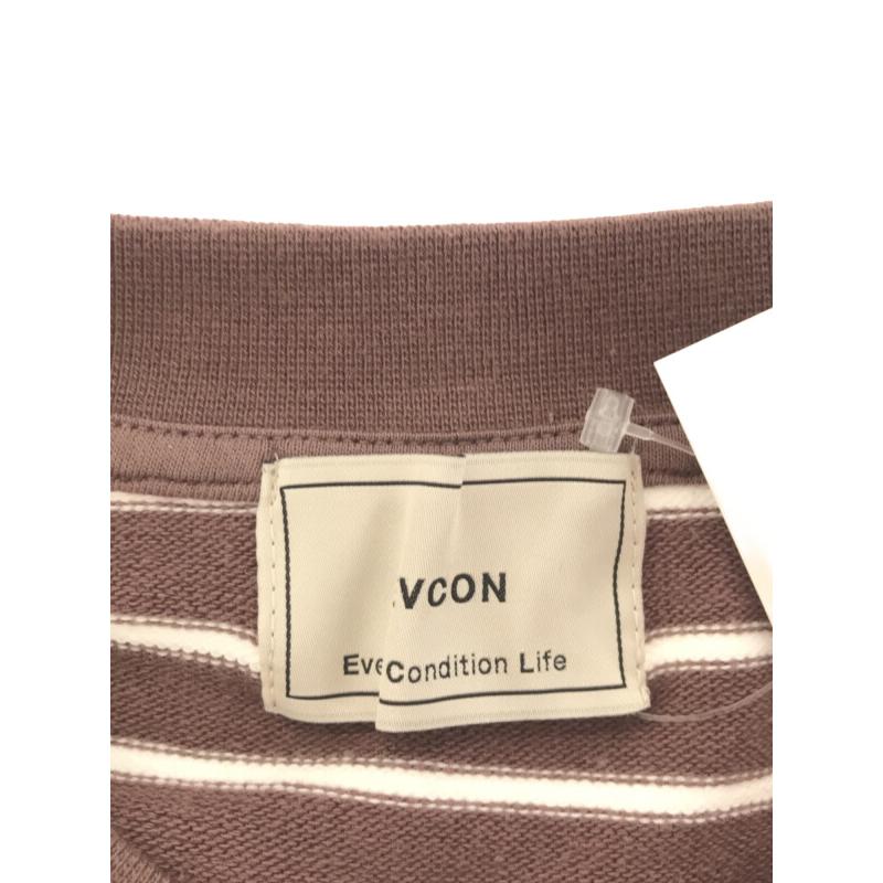 EVCON エビコン 22SS BORDER L/S WIDE T-SHIRT ボーダーロングスリーブ 