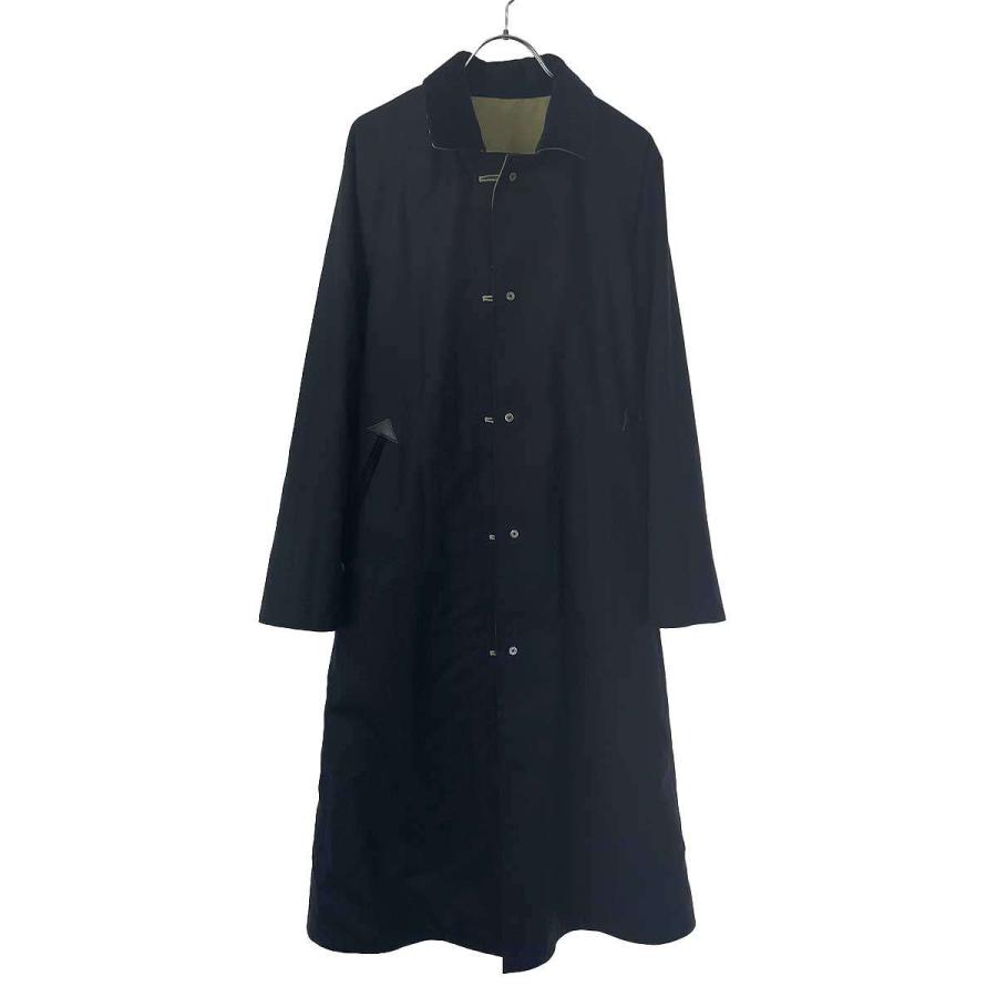 【TICCA】リバーシブルステンカラーコート ブラック×ベージュ 新品タグ付き TICCA リバーシブル ステンカラーコート ベージュ