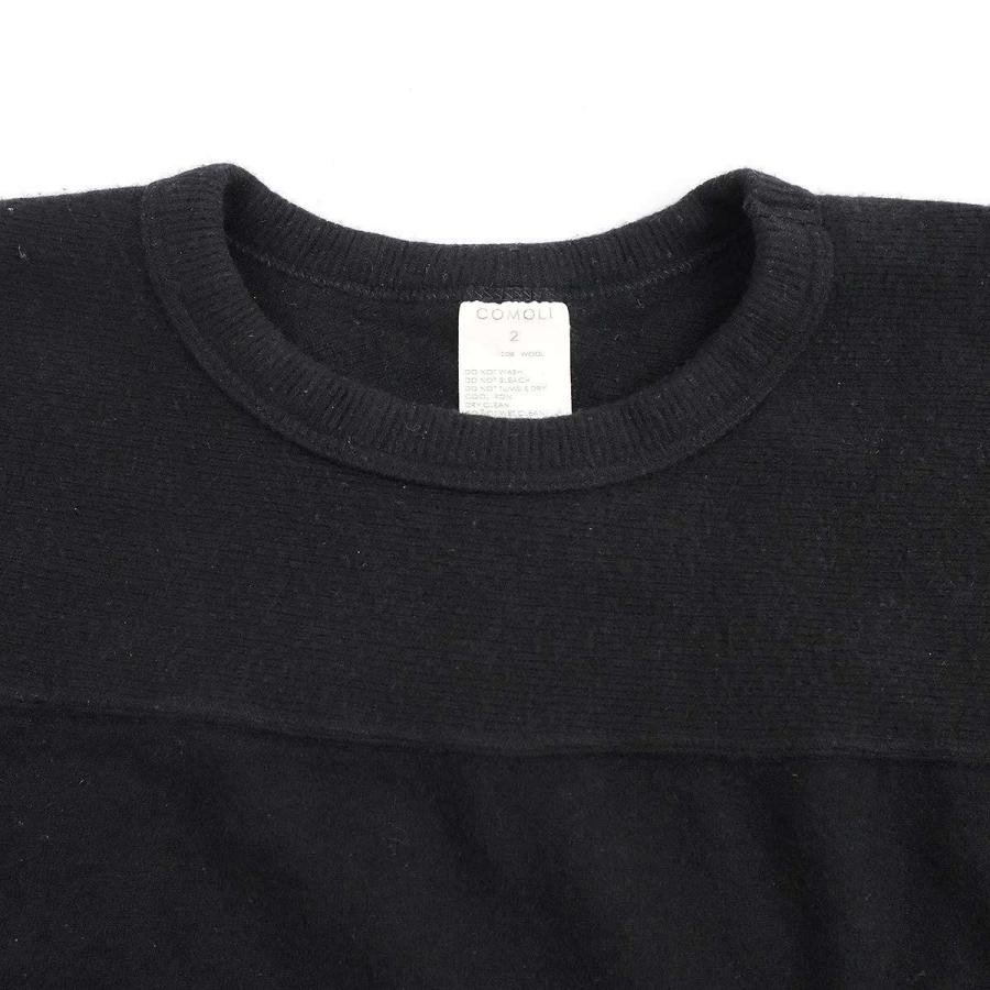 COMOLI コモリ 22AW ウールフットボールTシャツ W03-05011 COMOLI コモリ 22AW ウールフットボールTシャツ W03-05011