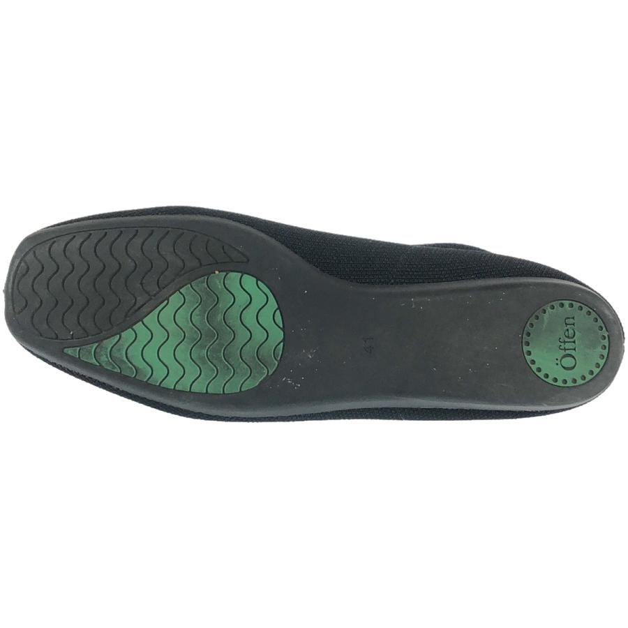 offen オッフェン41 オッフェン offen 41 パール 黒 ブラック フラットシューズ