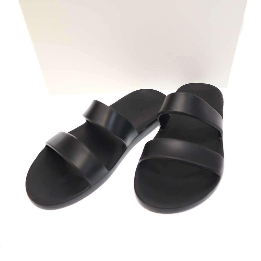 THE ROW ザ ロウ Foam Sandals ラバーフラットサンダル ブラック 37