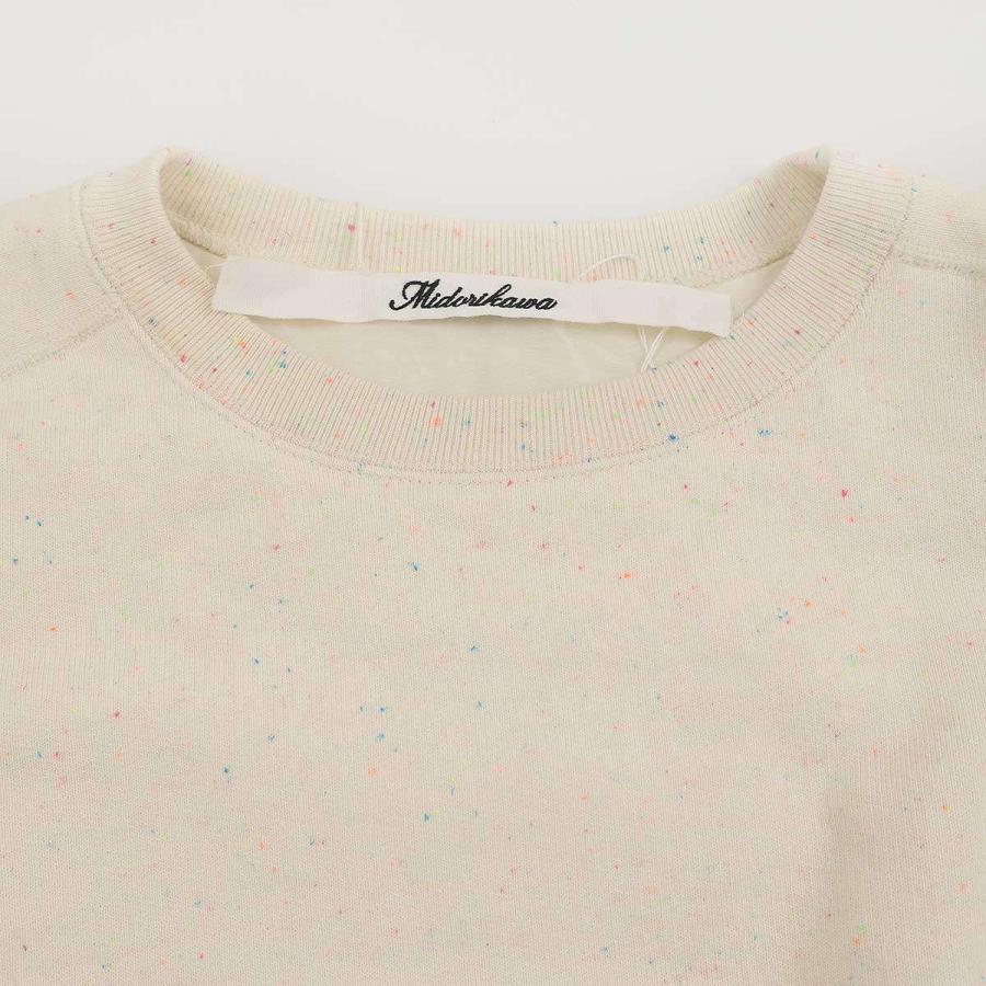 midorikawa.... ミドリカワ 24SS CREW NECK NEP SWEAT SHIRTS ネップスウェットトレーナー MID24SS-CU06 アイボリー S midorikawa. ミドリカワ 24SS CREW NECK NEP SWEAT SHIRTS ネップ