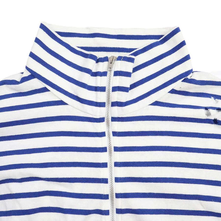 トップス ourlegacy Our Legacy（アワーレガシー） 25SS SHRUNKEN FULLZIP POLO ダメージ