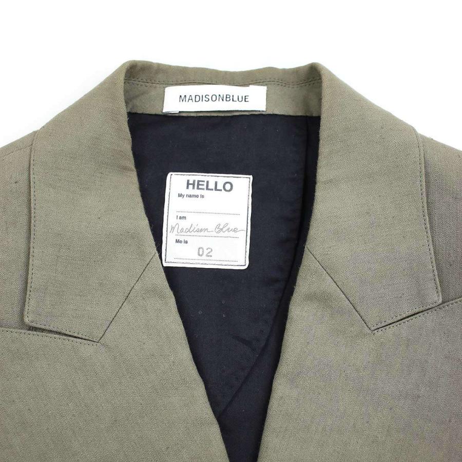 MADISON BLUE マディソンブルー 18SS ダブルブレストリネン MADISON BLUE マディソンブルー 18SS ダブルブレストリネン