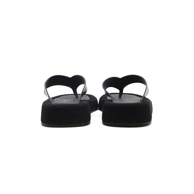THE ROW ザ ロウ GINZA SANDALS レザーサンダル ブラック 36