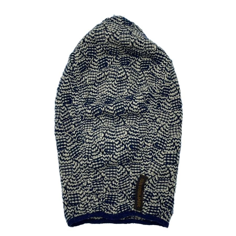 ISA BOULDER イサ ボールダー ツートンニットストール  グレー×ブラウン - Isa Boulder Knit Clothes for Men: Cardigans & Tops | LN-CC®