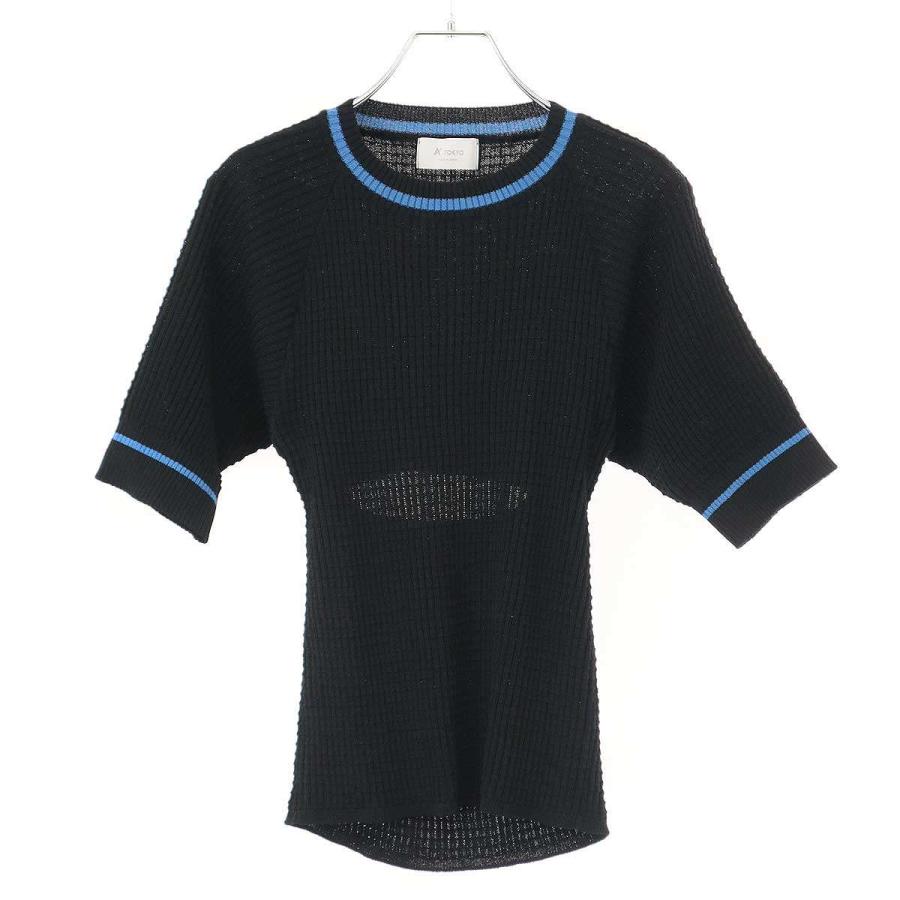 A+TOKYO エープラストウキョウ 25SS バックスリットワッフルニット 