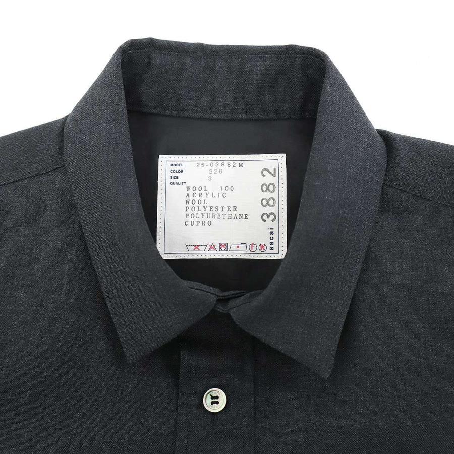 sacai（サカイ） 25AW Suiting Shirt スーチングシャツ 25-03882M