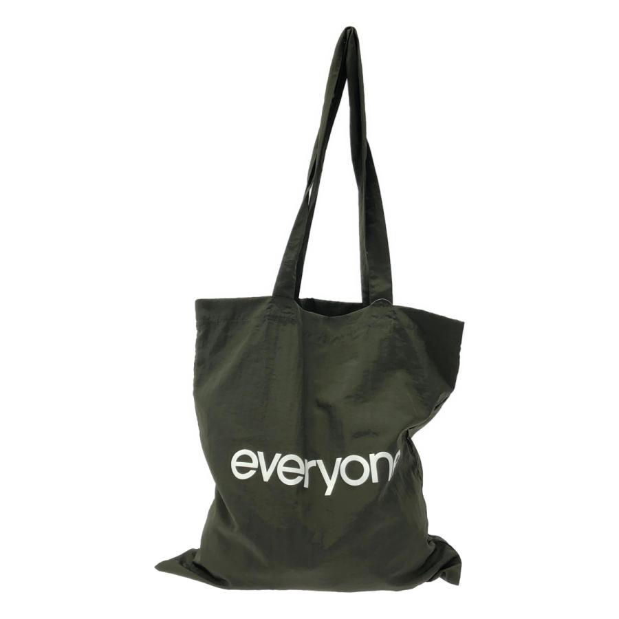 everyone エブリワン ナイロン ロゴトートバッグ EV23-ACC05 カーキ M