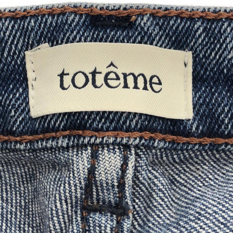 TOTEM TOTEME トーテム ストレートデニムパンツ 17-030-510-0041 TOTEM TOTEME トーテム ストレートデニムパンツ 17-030-510-0041