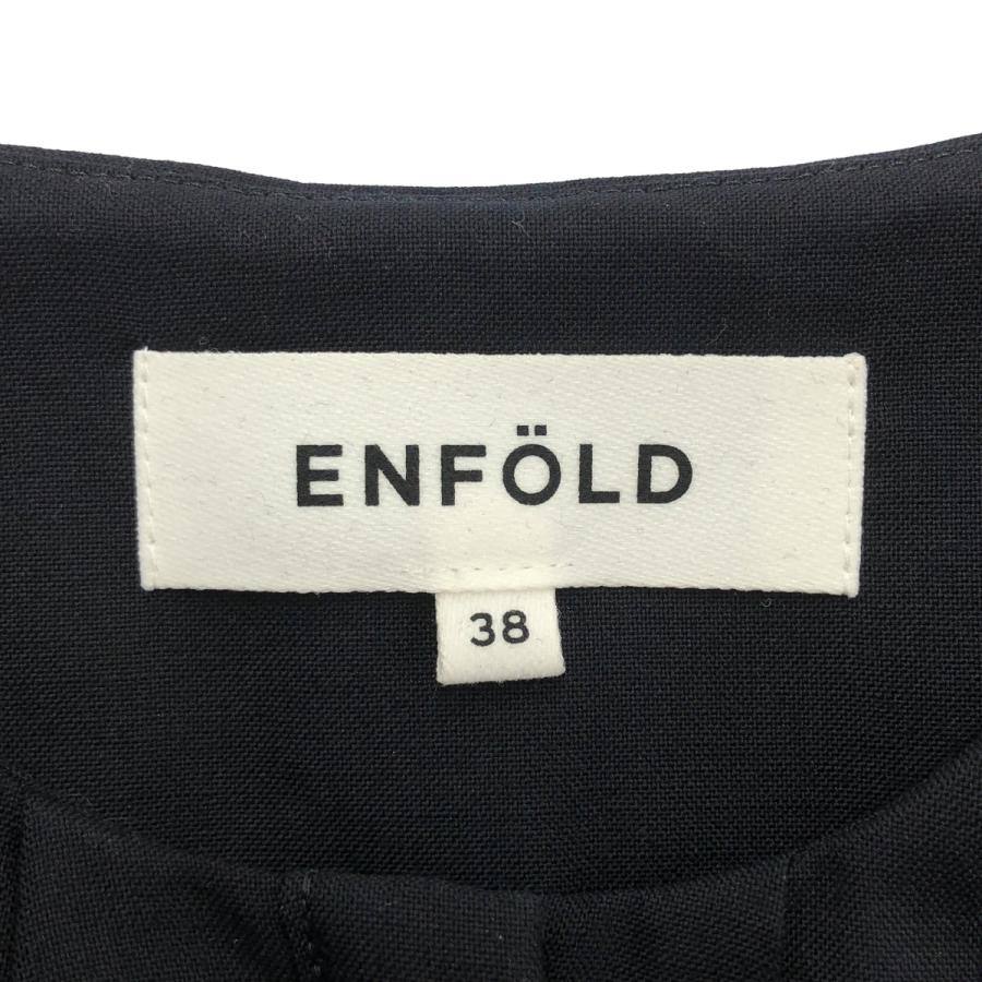 ENFOLD エンフォルド サマーウールノースリーブオールインワン  