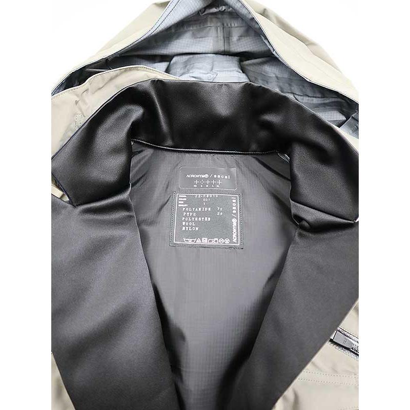 sacai × ACRONYM サカイ アクロニウム 22SS TRENCH DRESS ナイロン